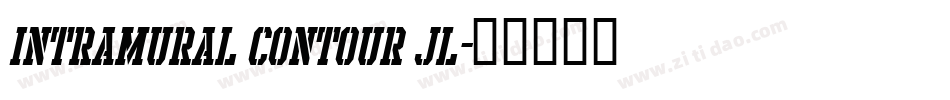 Intramural Contour JL字体转换